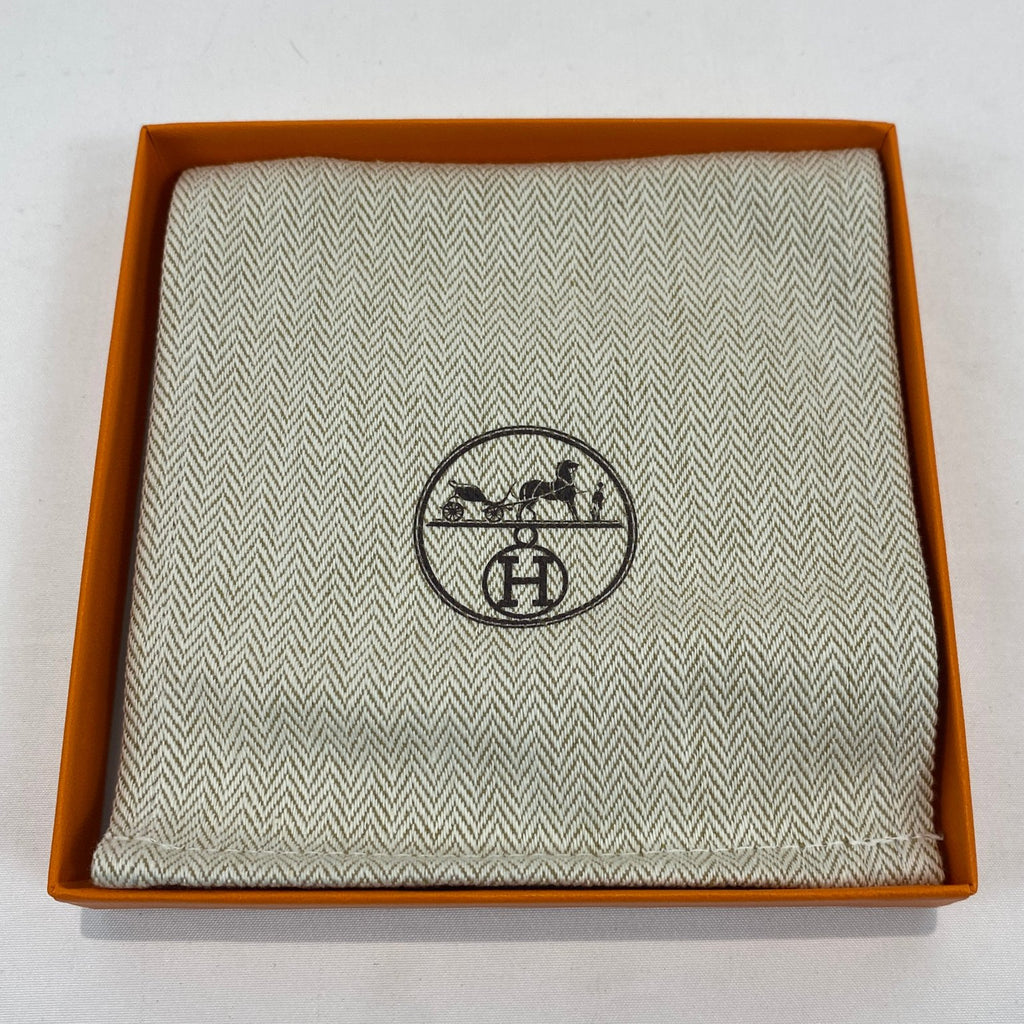 Hermès Striped Lacquer Bangle Taupe Lilac Blue