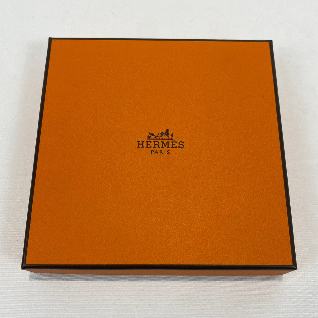 Hermès Striped Lacquer Bangle Taupe Lilac Blue