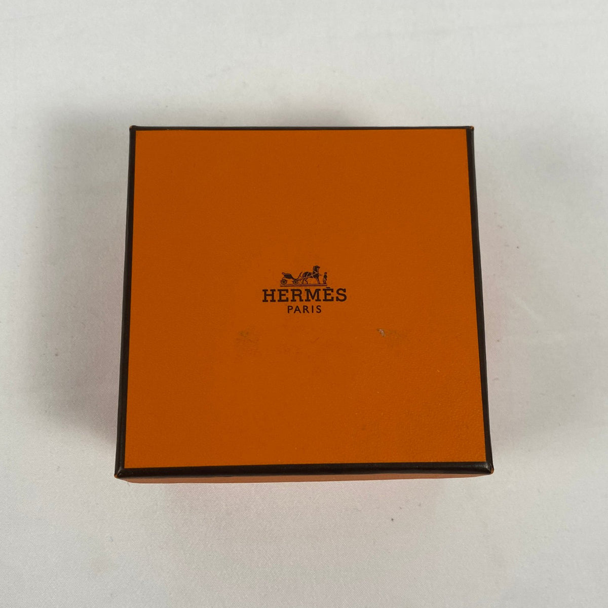 Hermès Wide Striped Lacquer Bangle Orange Navy Pink