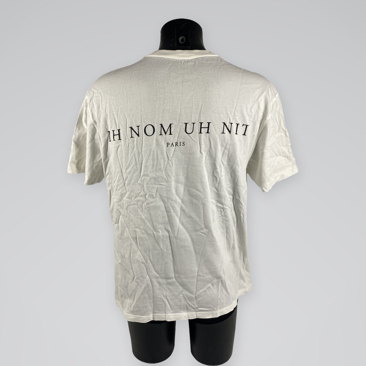 Ih Nom Uh Nit Blue Mask T-Shirt White