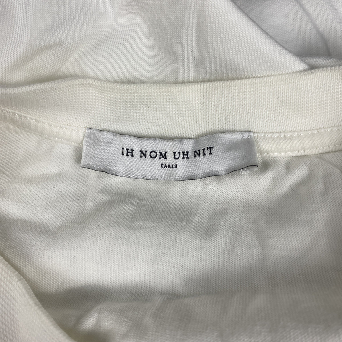 Ih Nom Uh Nit Blue Mask T-Shirt White