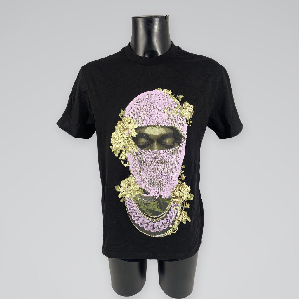 Ih Nom Uh Nit Mask Roses T-Shirt Black