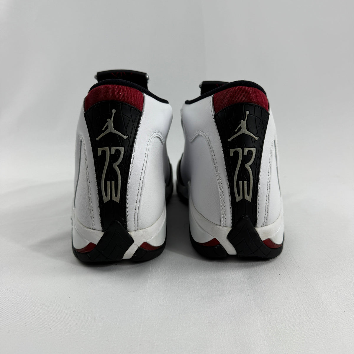 The Jordan 14 Retro "Black Toe" is one of the most iconic colorways in the Air Jordan 14 lineup, originally released in 1998