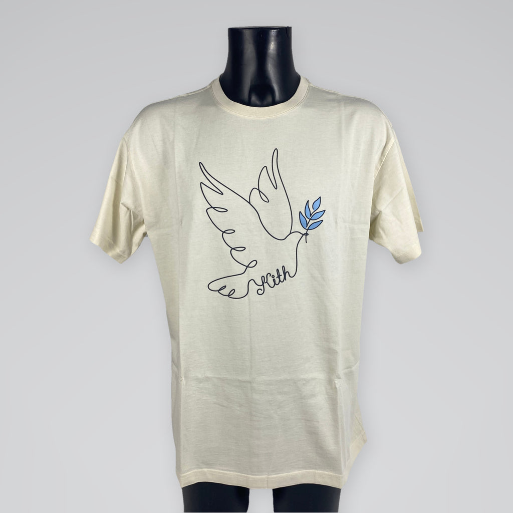 Kith Hanukkah Dove Tee Sandrift