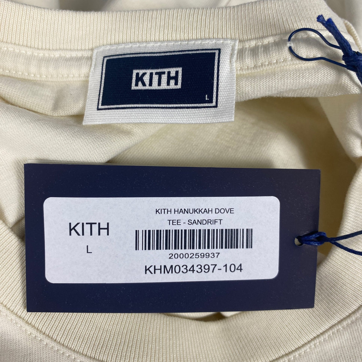 Kith Hanukkah Dove Tee Sandrift