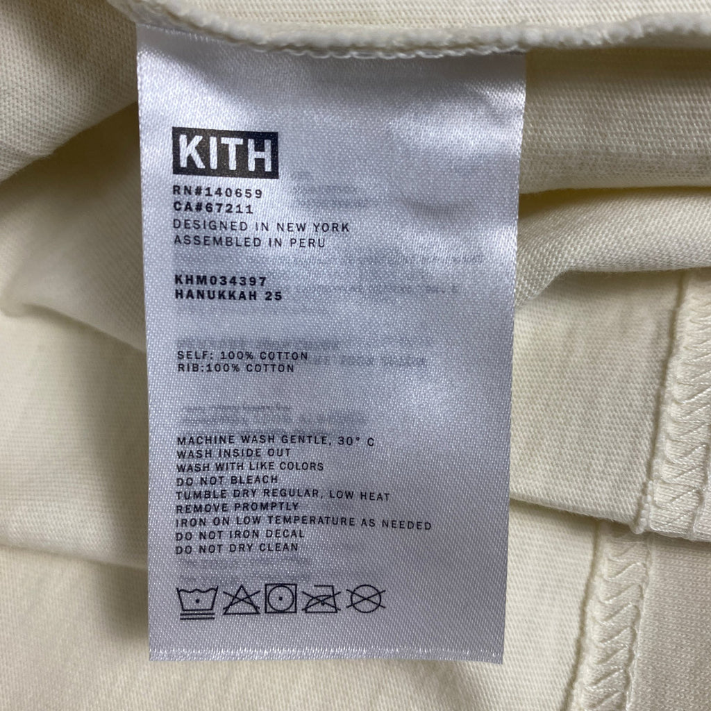 Kith Hanukkah Dove Tee Sandrift