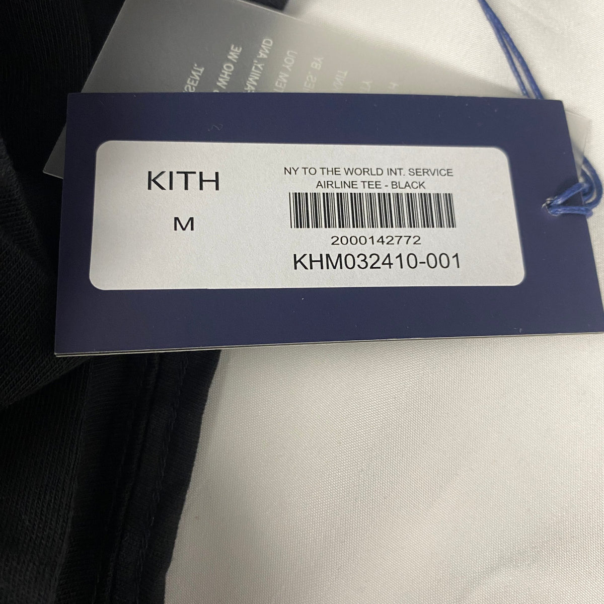 Kith NY to the World Int. Service Airline Tee Black