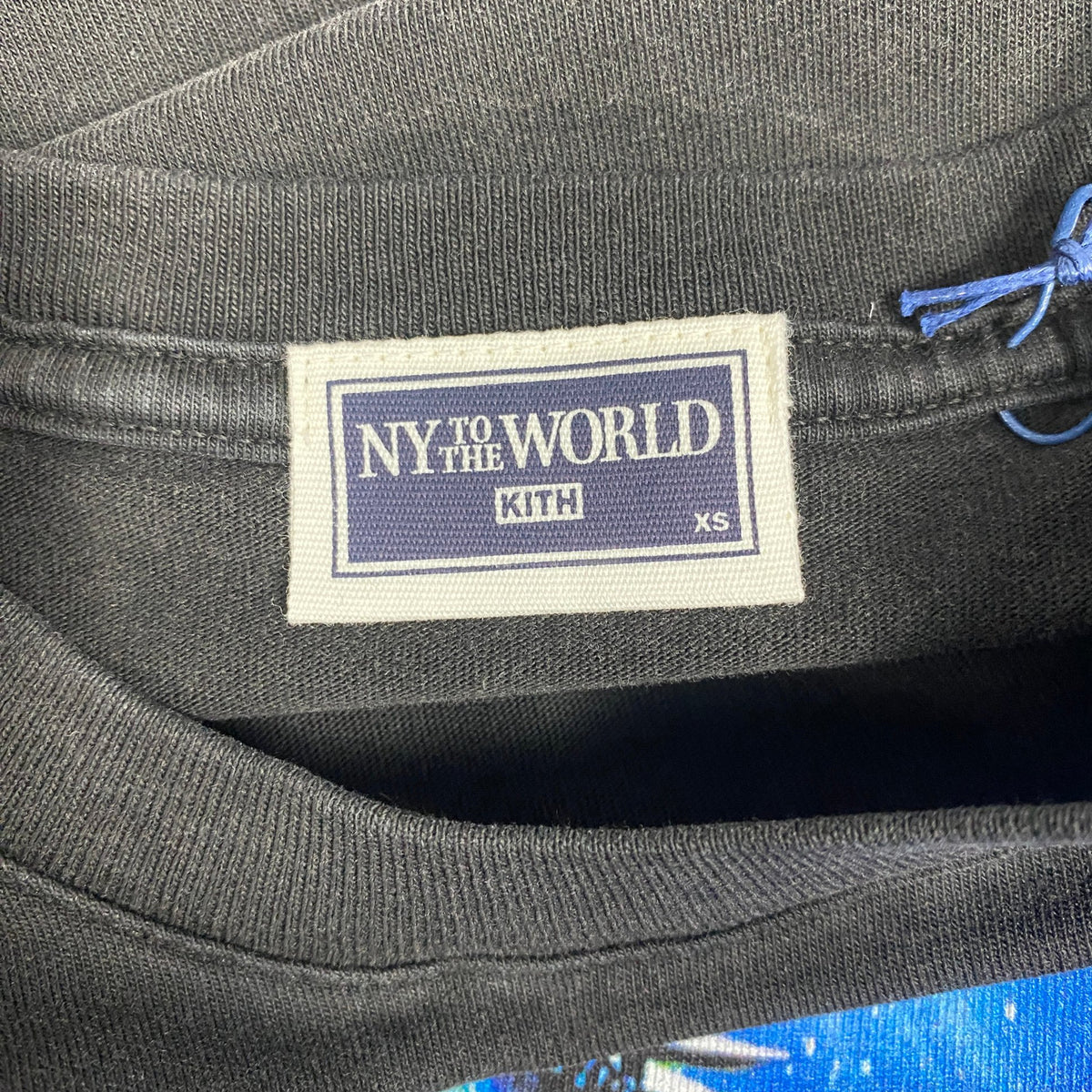 Kith NY to the World Statue of Liberty Vintage Tee Black