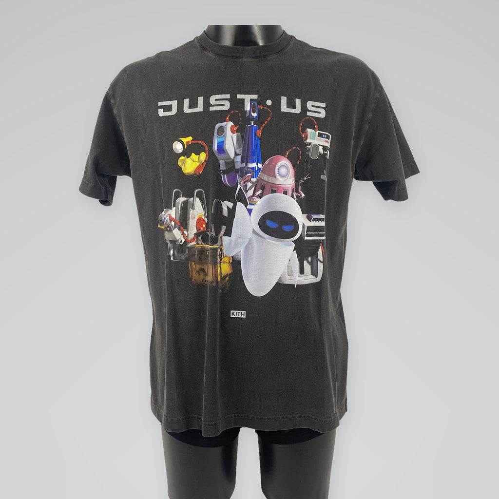 Kith x Disney Pixar Wall-E Just Us Vintage Tee Black