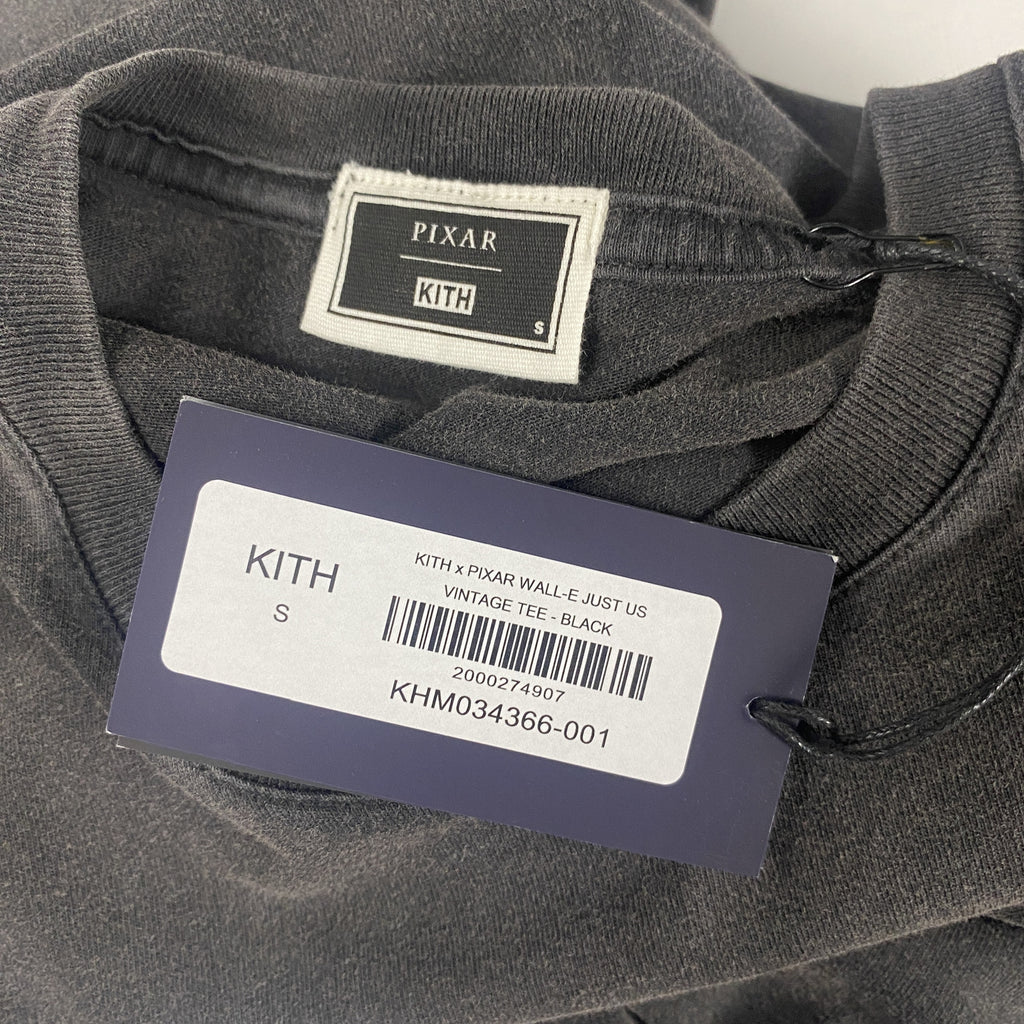 Kith x Disney Pixar Wall-E Just Us Vintage Tee Black
