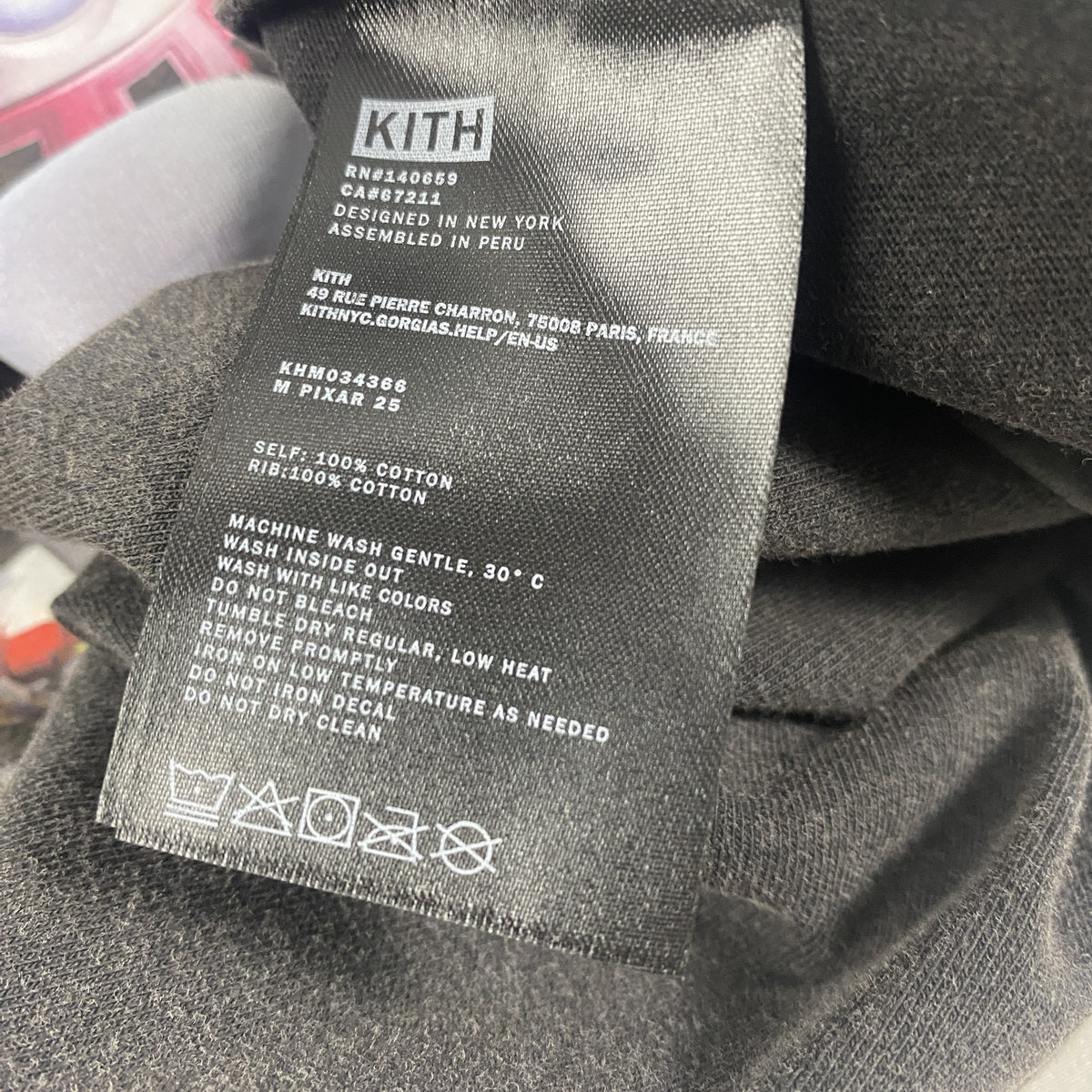 Kith x Disney Pixar Wall-E Just Us Vintage Tee Black