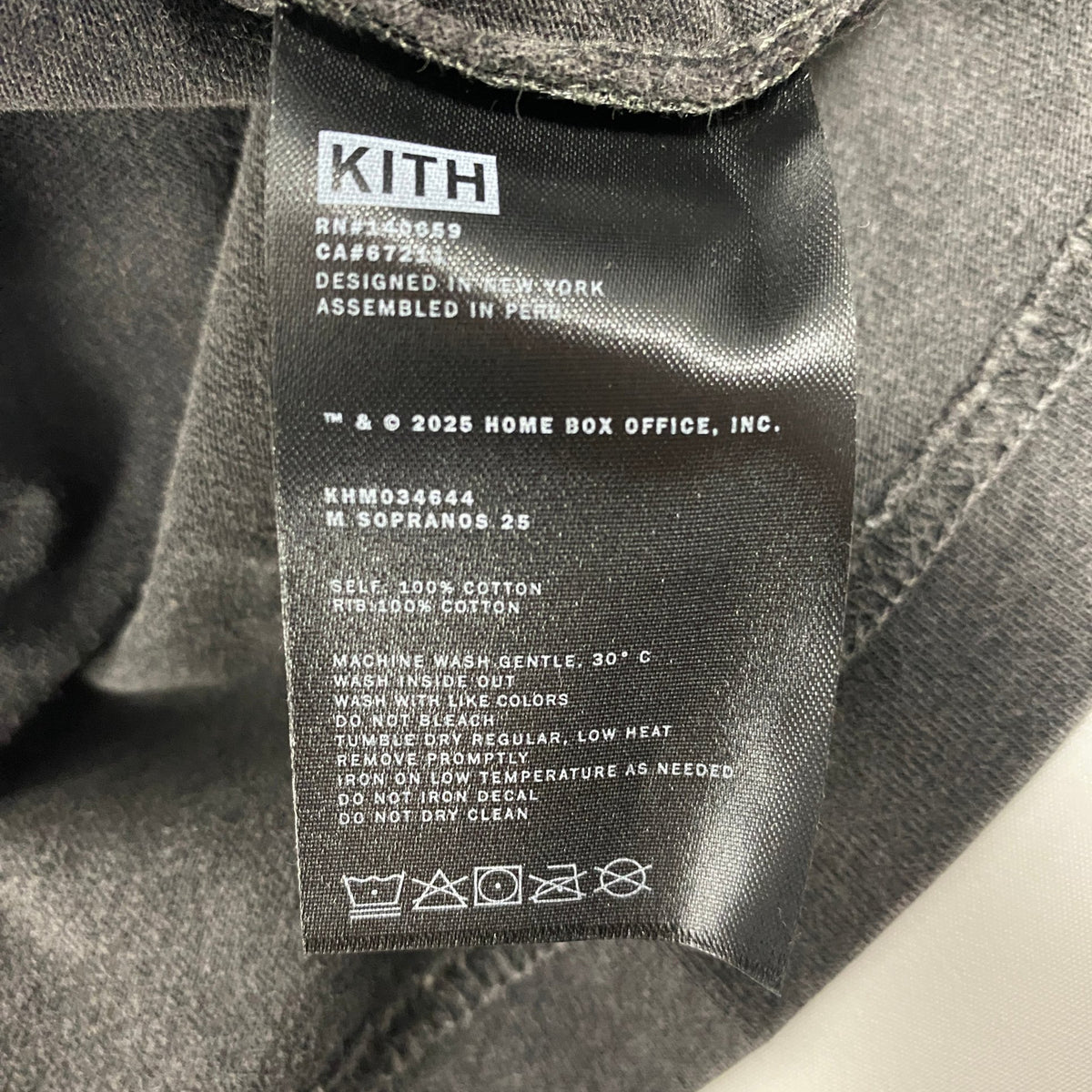 Kith x The Sopranos Est. 1999 Poster Vintage Tee Black