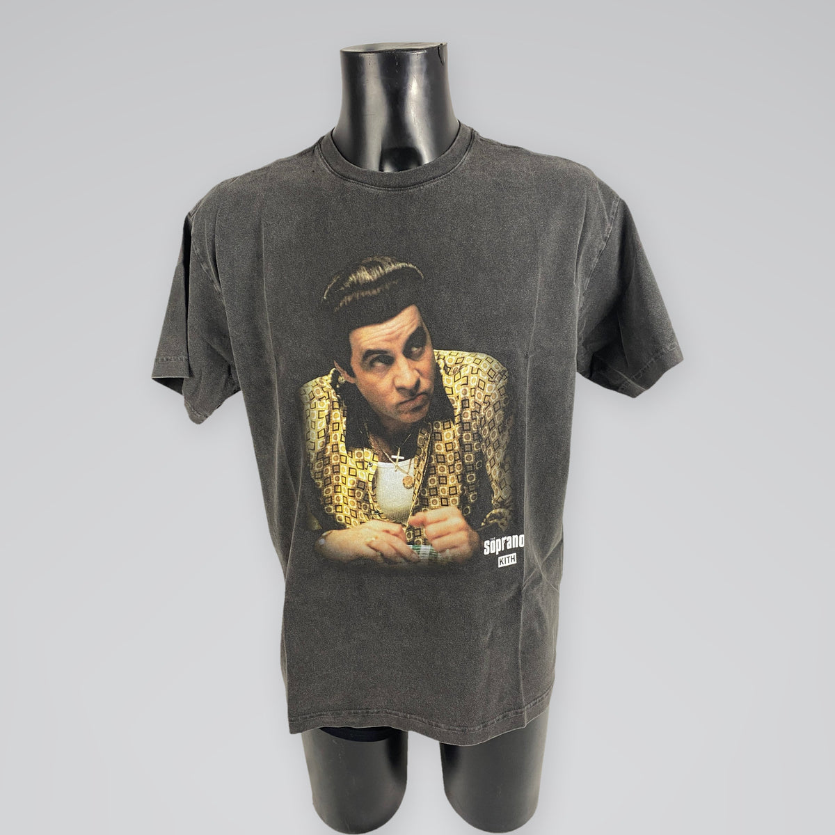 Kith x The Sopranos Silvio Vignette Vintage Tee Black | M