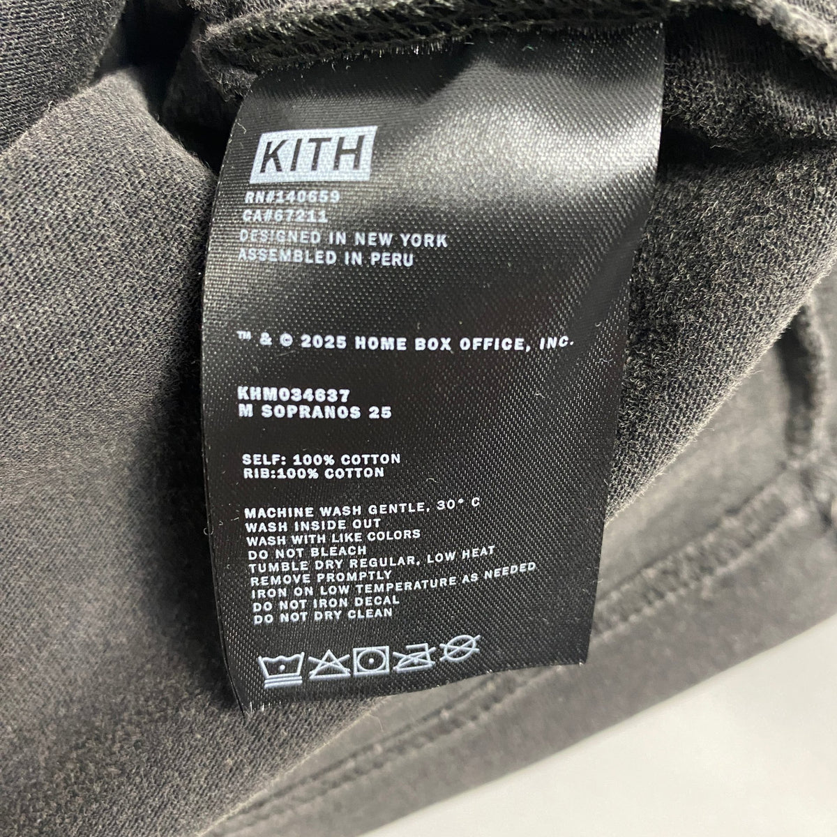 Kith x The Sopranos Silvio Vignette Vintage Tee Black | M