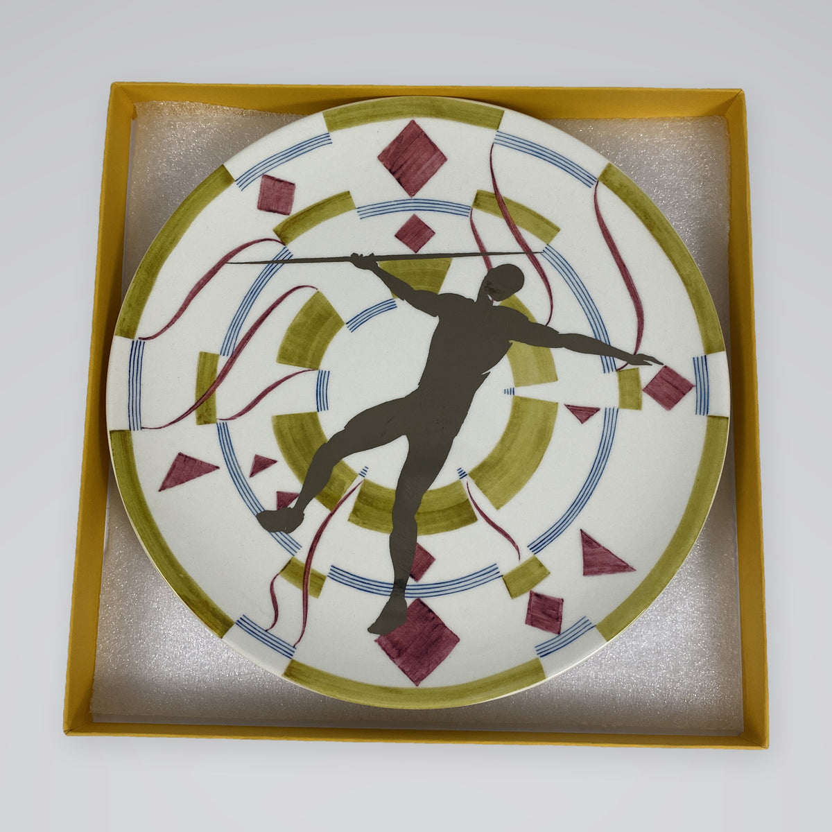 Laboratorio Paravicini Athletae Gymmetria Javelin Dinner Plate
