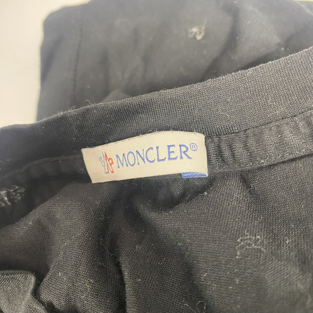 Moncler Double Logo Patch T-Shirt Black