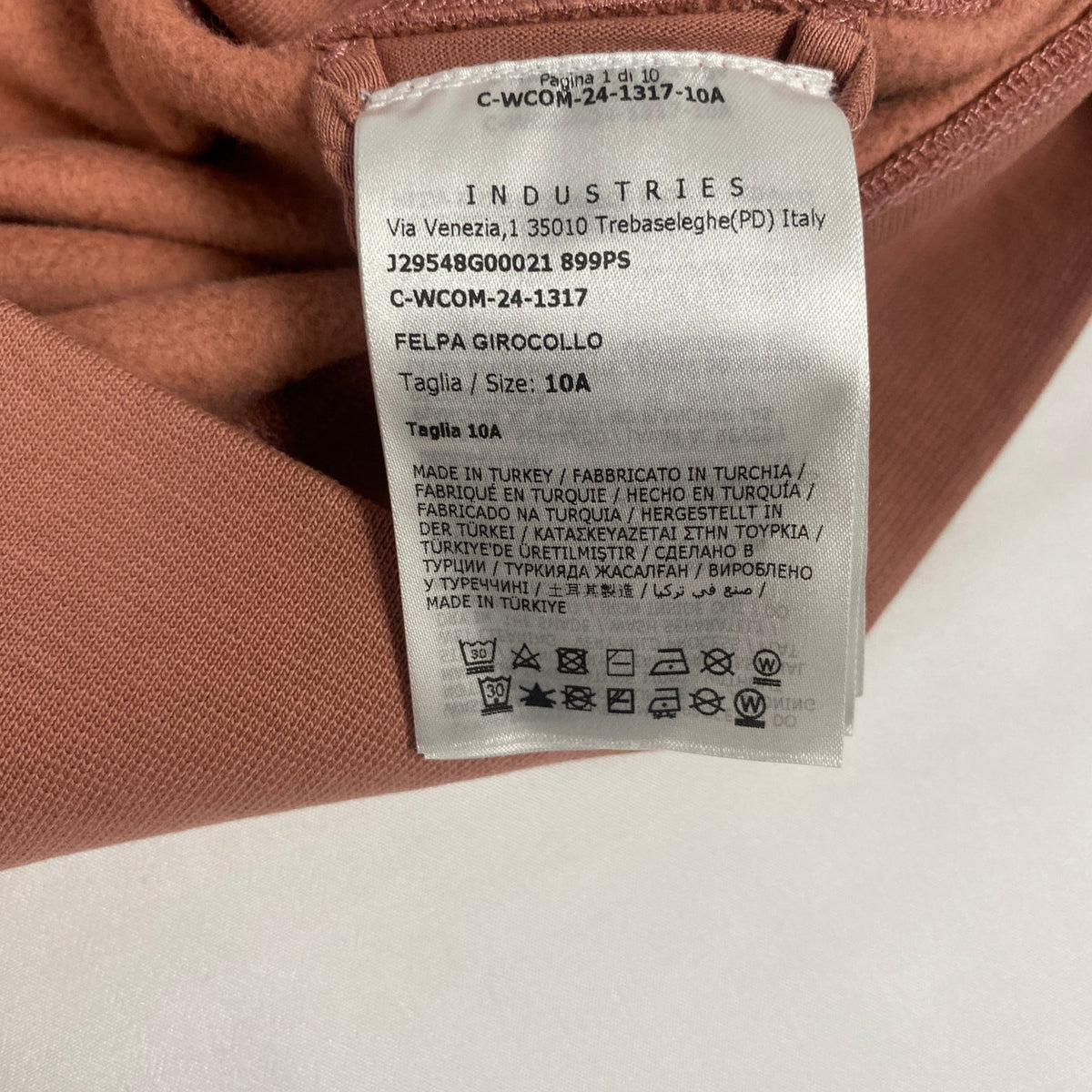 Moncler Girls' Crystal Logo Sweatshirt Rose