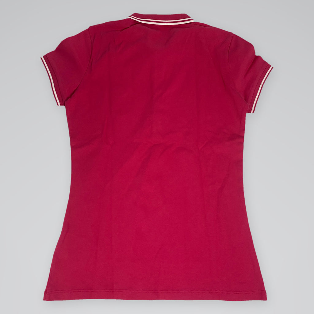 Moncler Girls' Tipped Polo Shirt Pink