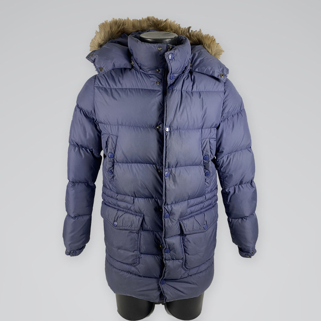 Moncler Seneca Kids' Down Coat Navy