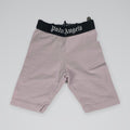Palm Angels Kids Logo Cycling Shorts Lilac