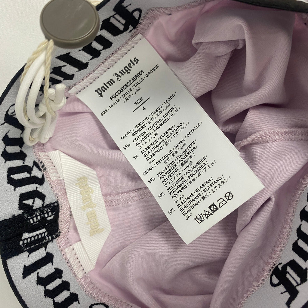 Palm Angels Kids Logo Cycling Shorts Lilac