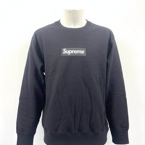 Plain Supreme Box Logo Crewneck Size Medium (White Text Logo)