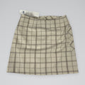 Tory Sport Twill Golf Skirt French Cream Plaid