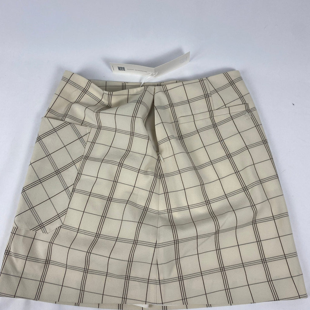 Tory Sport Twill Golf Skirt French Cream Plaid