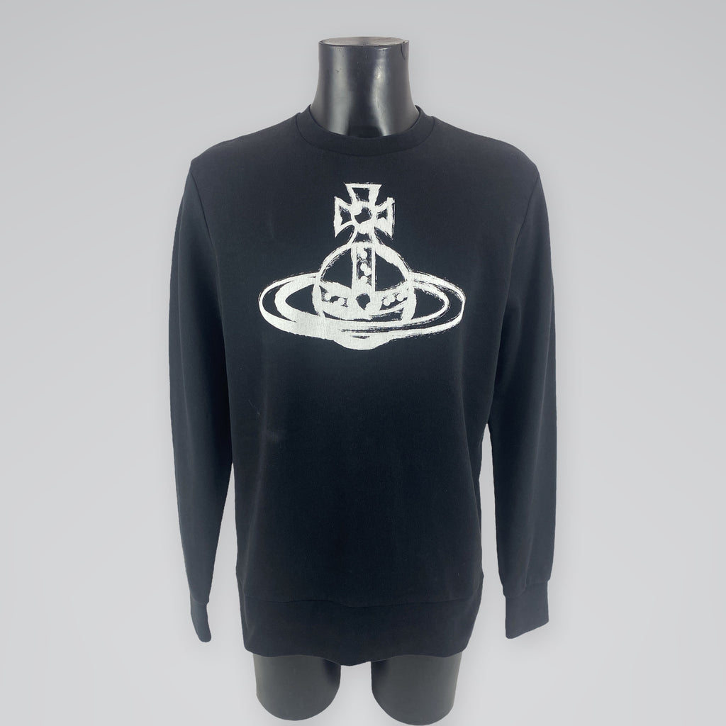 Vivienne Westwood Brushstroke Orb Sweatshirt Black